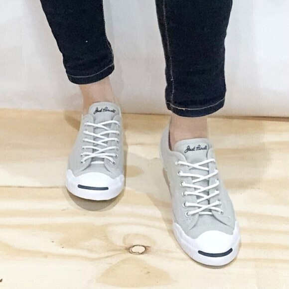 Converse Jack Purcell Canvas Low Sneakers Women’s 6.5 - Picture 2 of 8